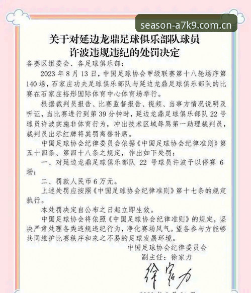 足协重磅罚单曝光！65人黑名单震动足坛，四季娱乐平台带你直击最新动态